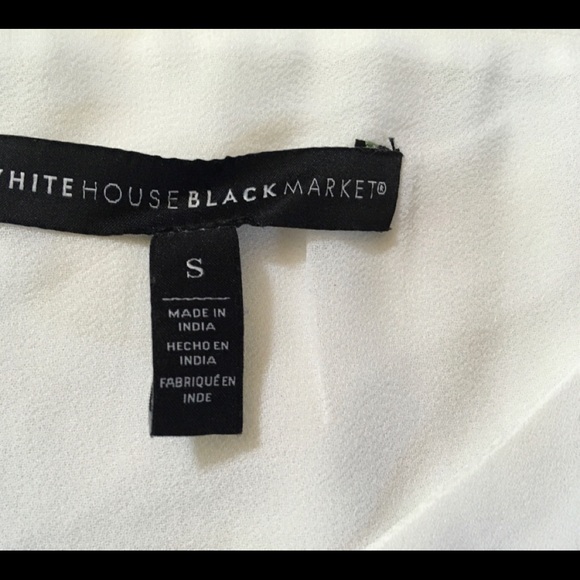 WHBM V-Neck Beaded Top - Picture 8 of 8